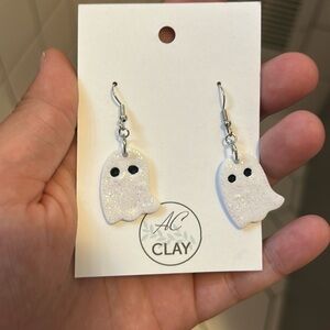 Sparkly Ghost Earrings